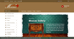 Desktop Screenshot of mousasgallery.com